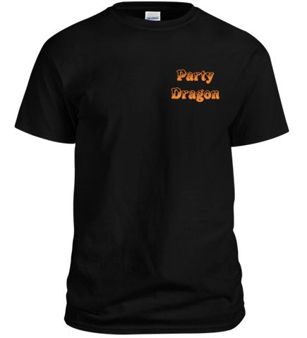 "Party Dragon" Dragon T-Shirt - Black