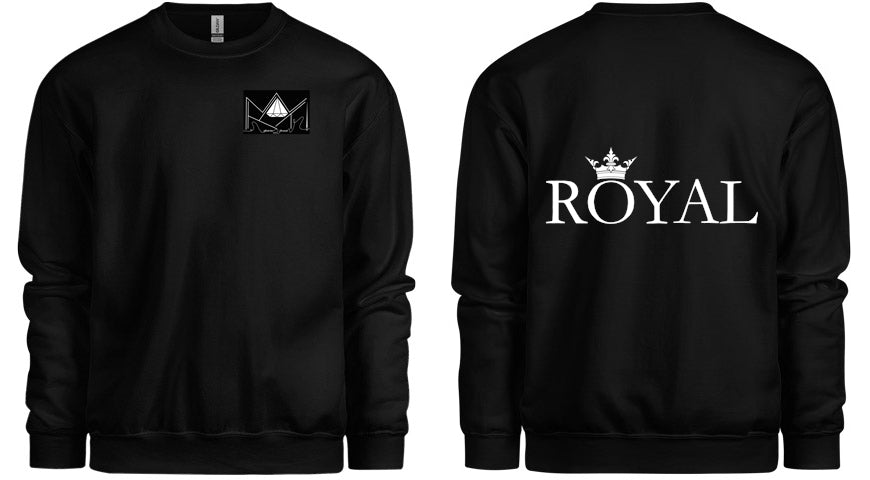 "Royal" KickAss Threads Crewneck - Black or white