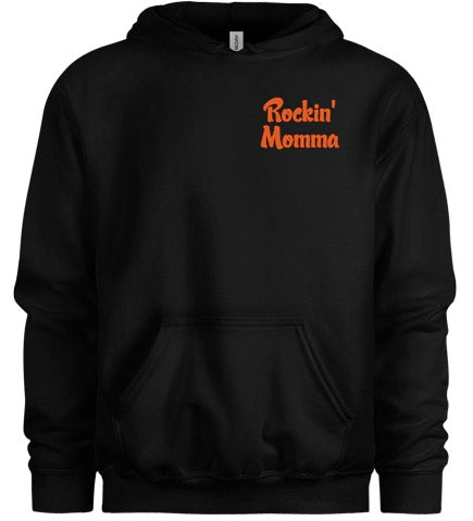 "Rockin' Momma" Grizzly Bear Hoodie - Black or white