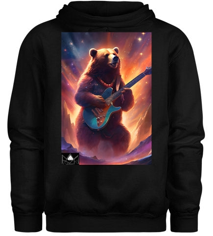 "Rockin' Momma" Grizzly Bear Hoodie - Black or white