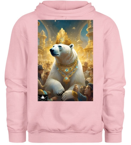 "ICEY" Polar Bear Hoodie - Light Pink