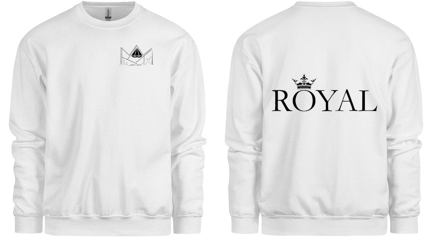 "Royal" KickAss Threads Crewneck - Black or white